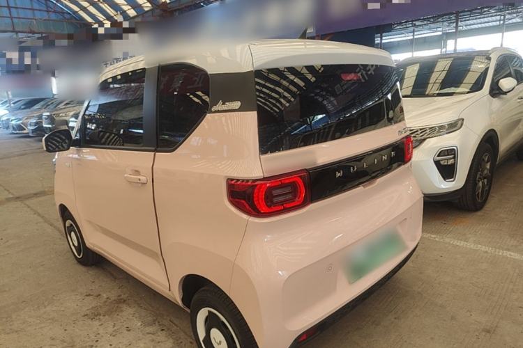 Used Wuling Hongguang MINIEV 2022 Macaron Premium Model – Lithium Ternary Battery Rear Left 45 Deg