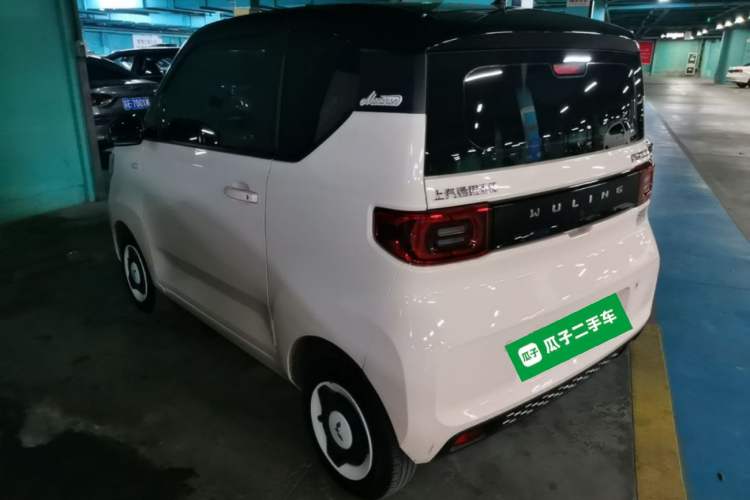 Used Wuling Hongguang MINIEV 2022 Macaron Premium Model – Lithium Iron Phosphate Rear Left 45 Deg