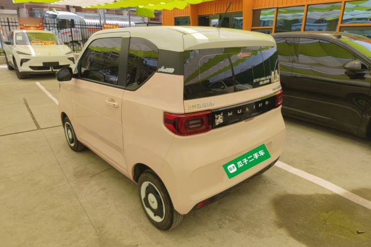 Used Wuling Hongguang MINIEV 2022 Macaron Fashion Model Lithium Iron Phosphate Rear Left 45 Deg
