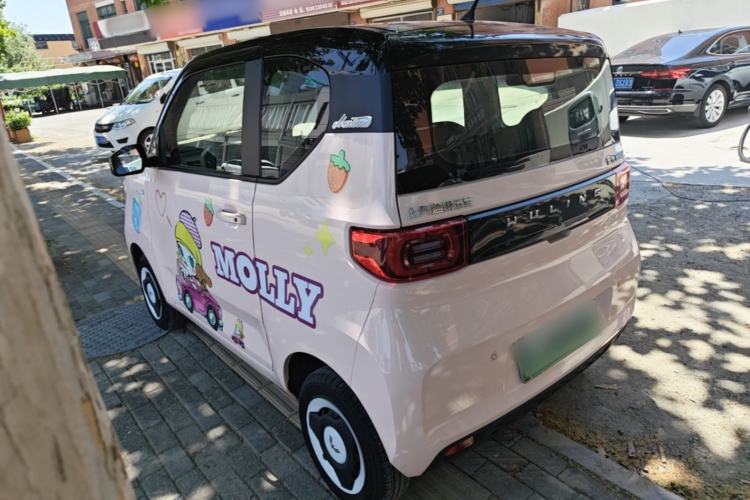 Used Wuling Hongguang MINIEV 2022 Zizai Version Lithium Iron Phosphate Rear Left 45 Deg