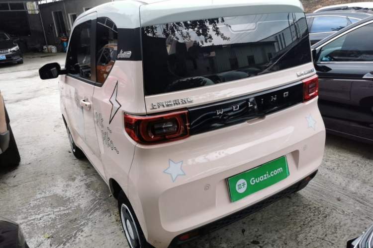 Used Wuling Hongguang MINIEV 2022 Macaron Premium Model – Lithium Iron Phosphate Rear Left 45 Deg