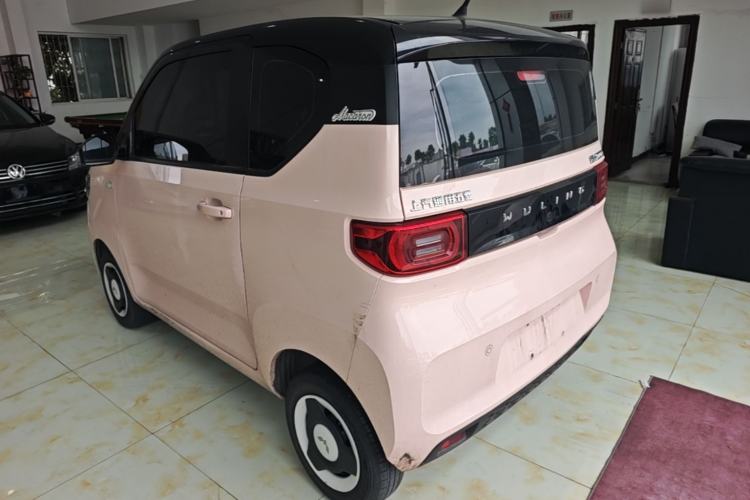 Used Wuling Hongguang MINIEV 2022 Macaron Fashion Model Lithium Iron Phosphate Rear Left 45 Deg