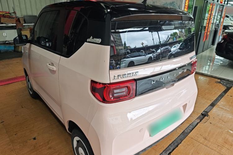 Used Wuling Hongguang MINIEV 2022 Macaron Premium Model – Lithium Ternary Battery Rear Left 45 Deg
