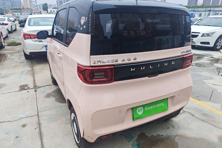 Used Wuling Hongguang MINIEV 2022 Macaron Fashion Model Lithium Iron Phosphate Rear Left 45 Deg