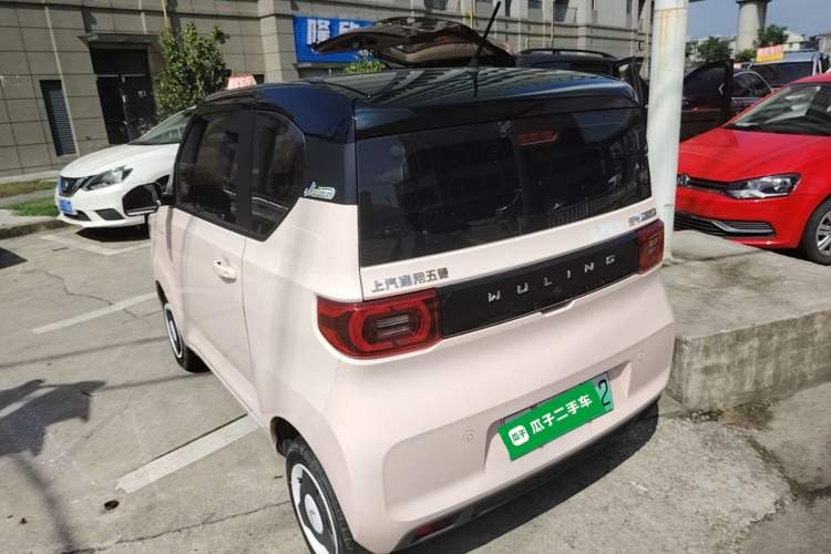 Used Wuling Hongguang MINIEV 2022 Macaron Premium Model – Lithium Iron Phosphate Rear Left 45 Deg