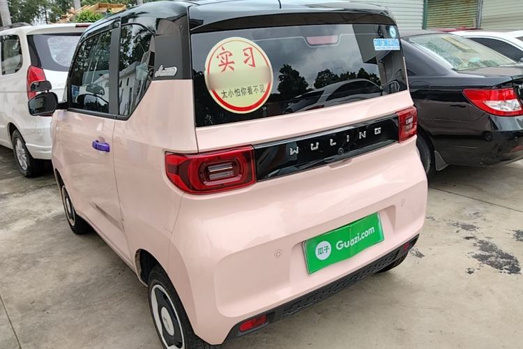Used Wuling Hongguang MINIEV 2022 Macaron Fashion Model Lithium Iron Phosphate Rear Left 45 Deg