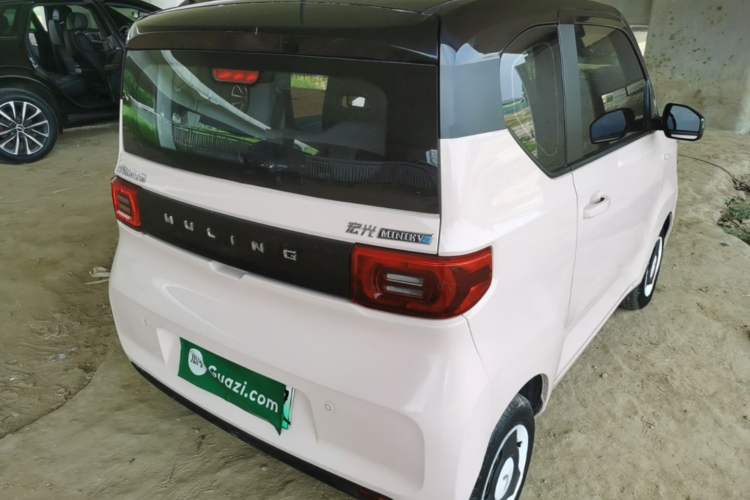 Used Wuling Hongguang MINIEV 2022 Macaron Premium Model – Lithium Ternary Battery Rear Right 45 Deg