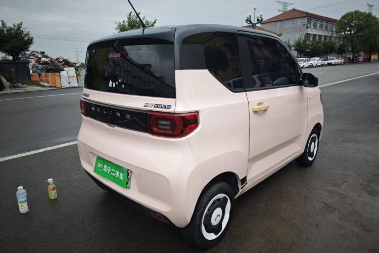 Used Wuling Hongguang MINIEV 2022 Macaron Fashion Edition Lithium-Nickel-Cobalt-Alpha-oxide Rear Right 45 Deg