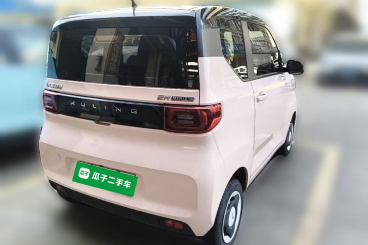 Used Wuling Hongguang MINIEV 2022 Macaron Color Edition Lithium-Ion Battery Rear Right 45 Deg