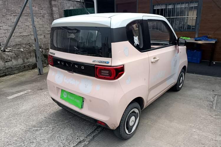 Used Wuling Hongguang MINIEV 2022 Macaron Premium Model – Lithium Iron Phosphate Rear Right 45 Deg