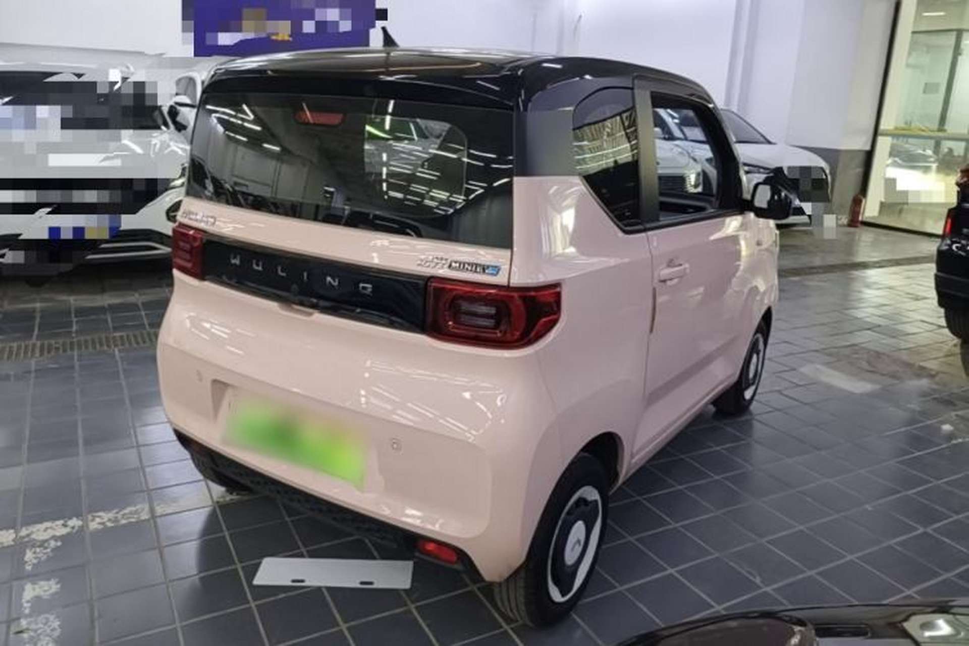 Used Wuling Hongguang MINIEV 2022 Macaron Premium Model – Lithium Ternary Battery Rear Right 45 Deg