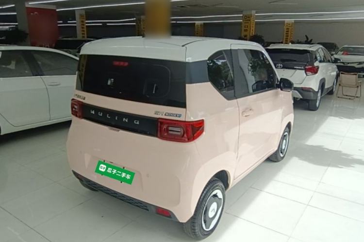 Used Wuling Hongguang MINIEV 2022 Macaron Premium Model – Lithium Ternary Battery Rear Right 45 Deg