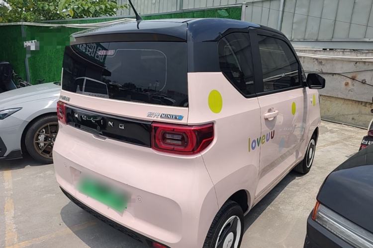 Used Wuling Hongguang MINIEV 2022 Macaron Fashion Model Lithium Iron Phosphate Rear Right 45 Deg