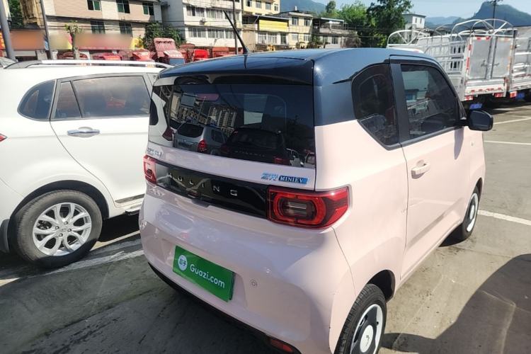 Used Wuling Hongguang MINIEV 2022 Macaron Premium Model – Lithium Ternary Battery Rear Right 45 Deg