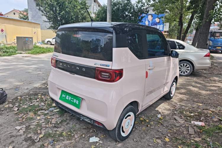 Used Wuling Hongguang MINIEV 2022 Macaron Fashion Model Lithium Iron Phosphate Rear Right 45 Deg