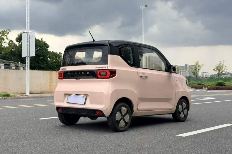 Used Wuling Hongguang MINIEV 2022 Macaron Premium Model – Lithium Iron Phosphate Rear Right 45 Deg
