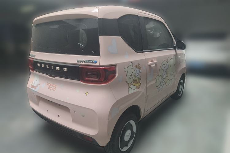 Used Wuling Hongguang MINIEV 2022 Macaron Fashion Edition Lithium-Nickel-Cobalt-Alpha-oxide Rear Right 45 Deg