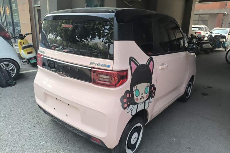 Used Wuling Hongguang MINIEV 2022 Macaron Premium Model – Lithium Ternary Battery Rear Right 45 Deg
