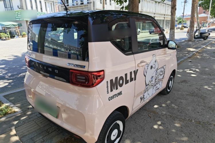 Used Wuling Hongguang MINIEV 2022 Zizai Version Lithium Iron Phosphate Rear Right 45 Deg