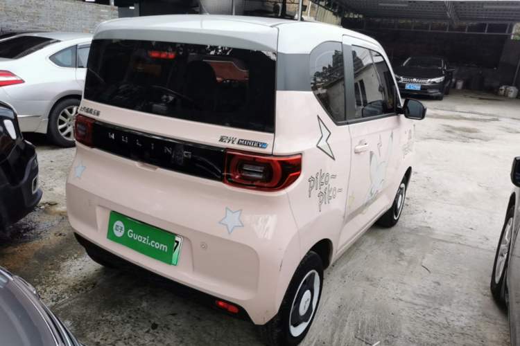 Used Wuling Hongguang MINIEV 2022 Macaron Premium Model – Lithium Iron Phosphate Rear Right 45 Deg