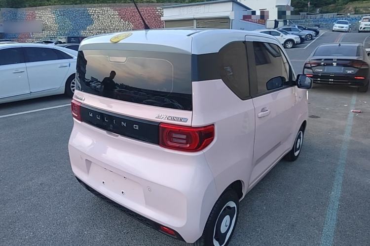 Used Wuling Hongguang MINIEV 2022 Macaron Premium Model – Lithium Ternary Battery Rear Right 45 Deg