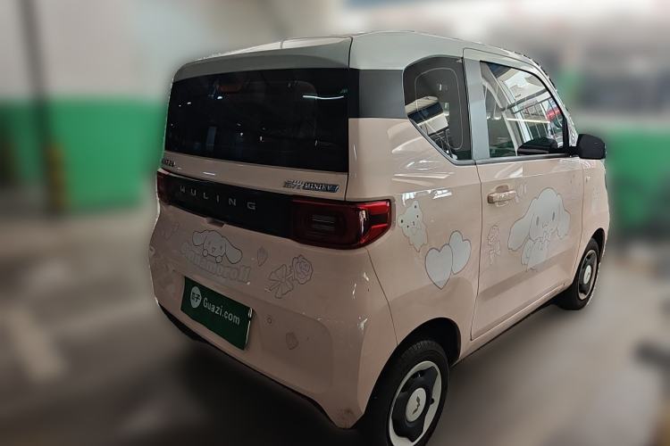 Used Wuling Hongguang MINIEV 2022 Macaron Fashion Edition Lithium-Nickel-Cobalt-Alpha-oxide Rear Right 45 Deg