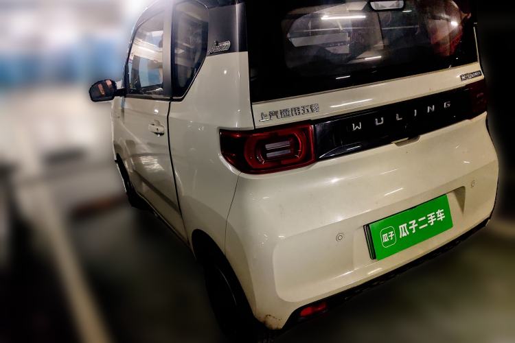 Used Wuling Hongguang MINIEV 2022 Macaron Fashion Model Lithium Iron Phosphate Rear Left 45 Deg