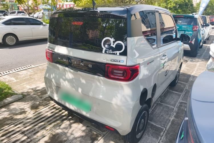 Used Wuling Hongguang MINIEV 2022 Macaron Premium Model – Lithium Ternary Battery Rear Right 45 Deg