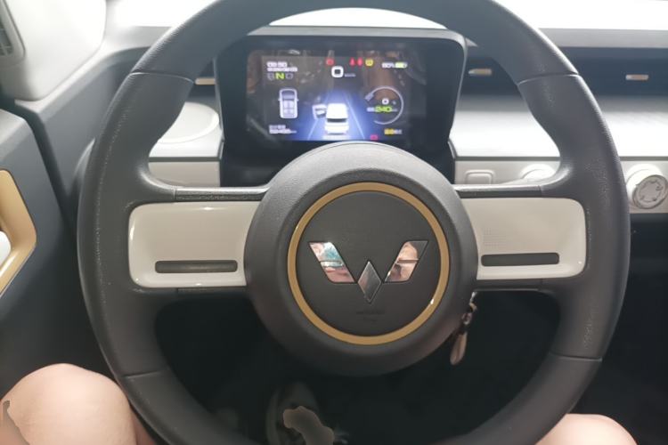 Used Wuling Hongguang MINIEV 2022 GAMEBOY 300km Play Edition Lithium Iron Phosphate Steering Wheel