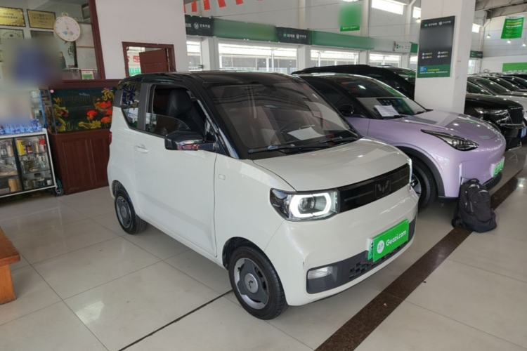 Used Wuling Hongguang MINIEV 2022 Macaron Premium Model – Lithium Iron Phosphate Front Right 45 Deg