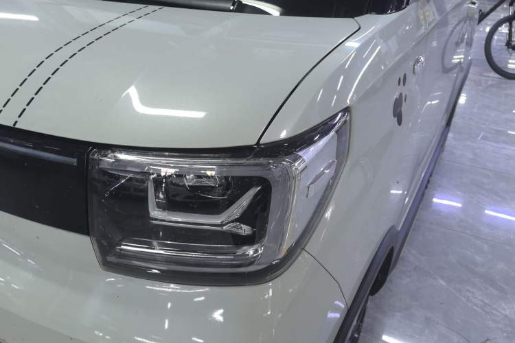 Used Wuling Hongguang MINIEV 2022 GAMEBOY 300km Enthusiast Model with Lithium Iron Phosphate Left Front Headlight