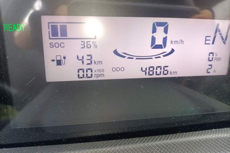 Used Wuling Hongguang MINIEV 2022 Easy Version Lithium Iron Phosphate Odometer Close Up