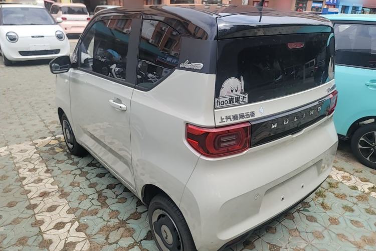 Used Wuling Hongguang MINIEV 2022 Macaron Fashion Model Lithium Iron Phosphate Rear Left 45 Deg