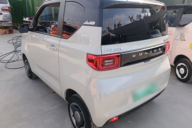 Used Wuling Hongguang MINIEV 2022 Macaron Fashion Model Lithium Iron Phosphate Rear Left 45 Deg