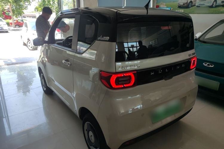 Used Wuling Hongguang MINIEV 2022 Macaron Premium Model – Lithium Ternary Battery Rear Left 45 Deg