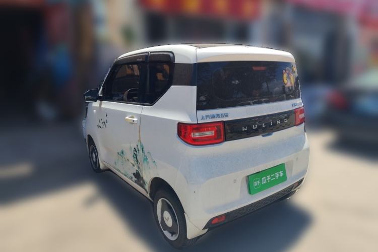 Used Wuling Hongguang MINIEV 2022 Macaron Fashion Model Lithium Iron Phosphate Rear Left 45 Deg