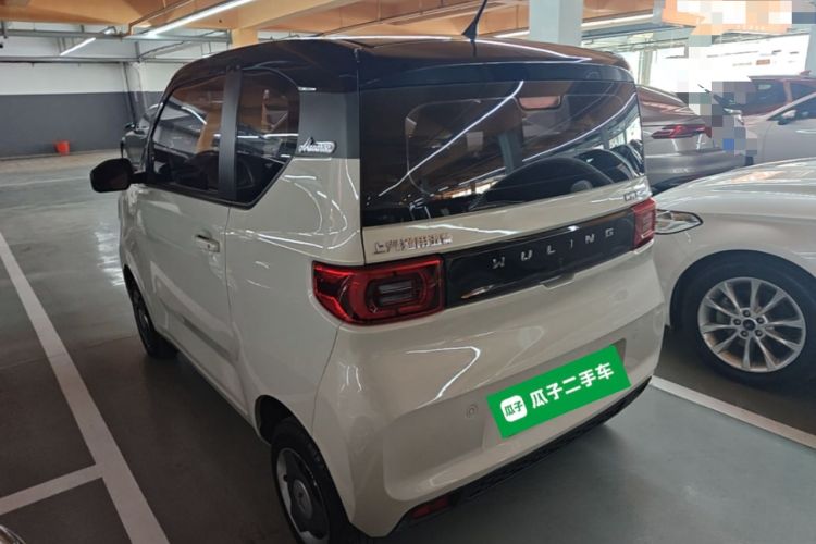 Used Wuling Hongguang MINIEV 2022 Macaron Fashion Model Lithium Iron Phosphate Rear Left 45 Deg