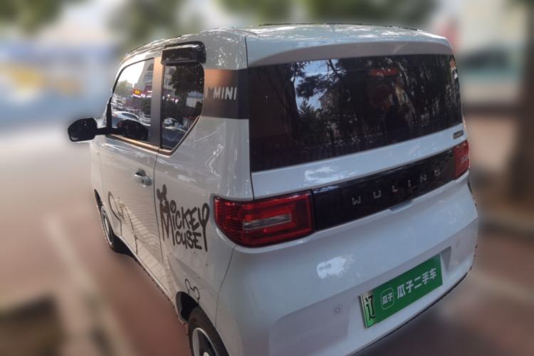 Used Wuling Hongguang MINIEV 2022 Zizai Version Lithium Iron Phosphate Rear Left 45 Deg