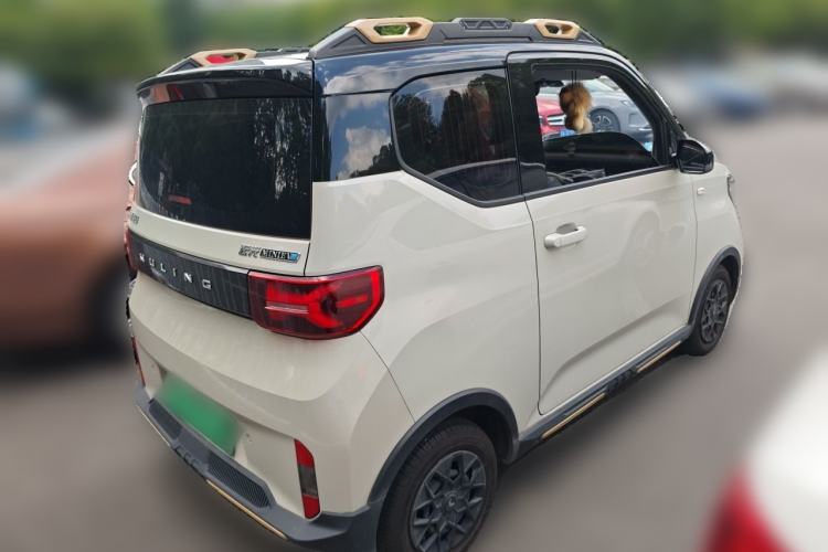 Used Wuling Hongguang MINIEV 2022 GAMEBOY 300km Enthusiast Model with Lithium Iron Phosphate Rear Right 45 Deg