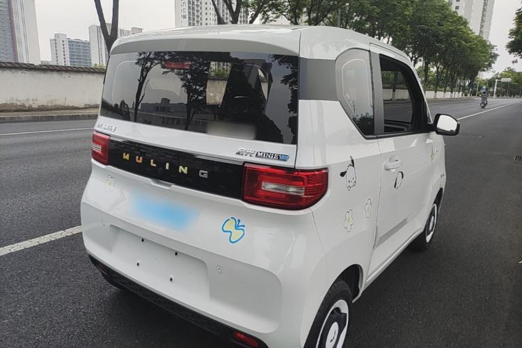 Used Wuling Hongguang MINIEV 2022 Zizai Version Lithium Iron Phosphate Rear Right 45 Deg