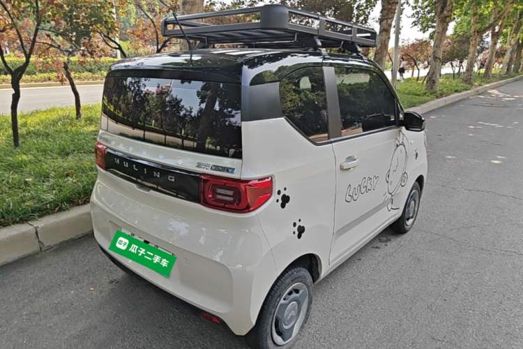 Used Wuling Hongguang MINIEV 2022 Macaron Fashion Model Lithium Iron Phosphate Rear Right 45 Deg