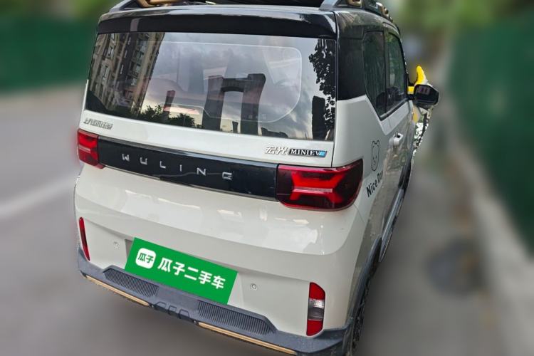 Used Wuling Hongguang MINIEV 2022 GAMEBOY 300km Enthusiast Model with Lithium Iron Phosphate Rear Right 45 Deg