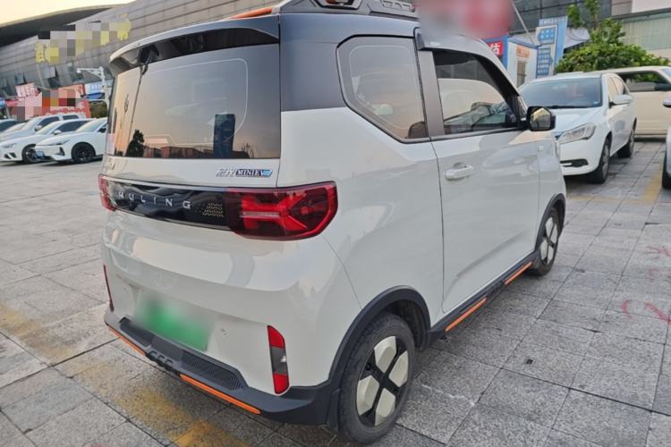 Used Wuling Hongguang MINIEV 2022 GAMEBOY 300km Enthusiast Model with Lithium Iron Phosphate Rear Right 45 Deg