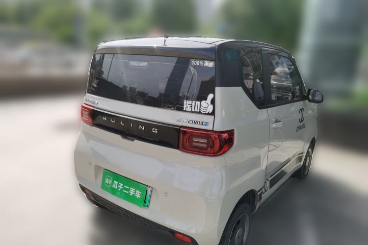Used Wuling Hongguang MINIEV 2022 Macaron Fashion Edition Lithium-Nickel-Cobalt-Alpha-oxide Rear Right 45 Deg