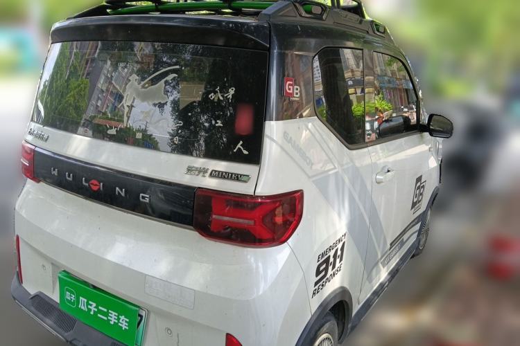 Used Wuling Hongguang MINIEV 2022 GAMEBOY 300km Enthusiast Model with Lithium Iron Phosphate Rear Right 45 Deg