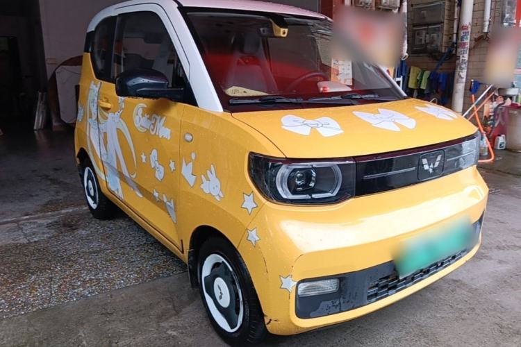 Used Wuling Hongguang MINIEV 2022 Macaron Premium Model – Lithium Iron Phosphate Front Right 45 Deg