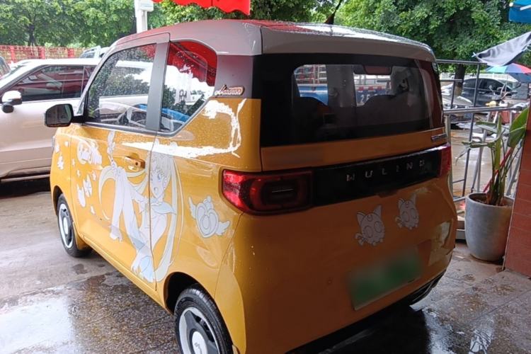 Used Wuling Hongguang MINIEV 2022 Macaron Premium Model – Lithium Iron Phosphate Rear Left 45 Deg