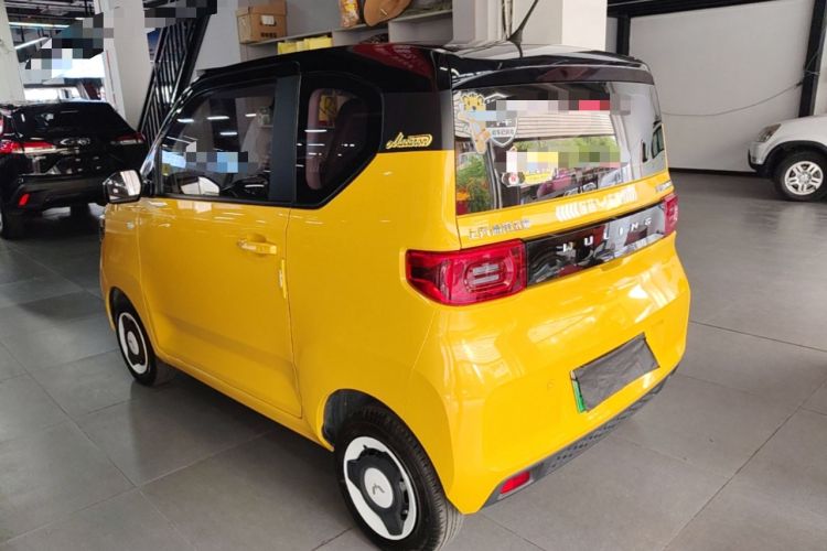 Used Wuling Hongguang MINIEV 2022 Macaron Fashion Model Lithium Iron Phosphate Rear Left 45 Deg