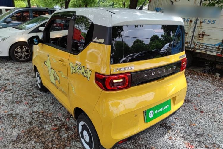 Used Wuling Hongguang MINIEV 2022 Macaron Premium Model – Lithium Ternary Battery Rear Left 45 Deg
