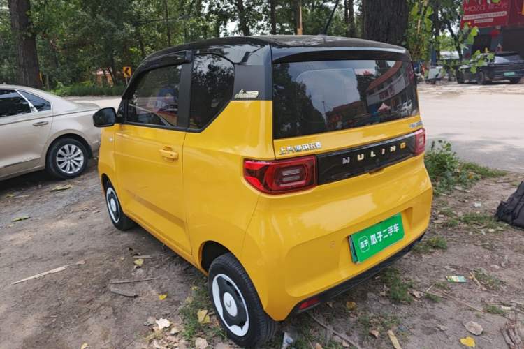 Used Wuling Hongguang MINIEV 2022 Macaron Fashion Model Lithium Iron Phosphate Rear Left 45 Deg